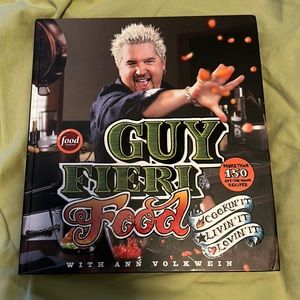 Cookbook by Guy Fieri. Hardcover, brand new. 400 pages.